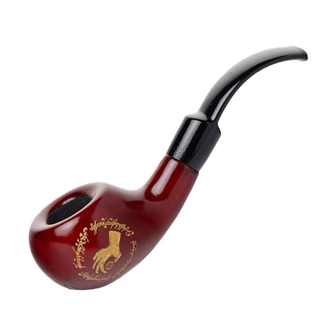 Lord of the Rings Hand Pipe MY PRECIOUS™ Bent Apple Smoking Pipe